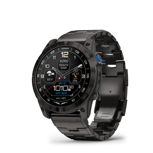 Garmin D2 Mach 1 Pro Aviator Smartwatch, Titanium Strap | 45031 | 010 ...